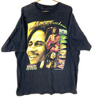 Vintage Bob Marley T-shirt 2xl Black 1997 Who The Cap Fit Rap Tee 90s