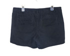 Merona Womens Boyfriend Shorts All Cotton Black Pockets Size 12