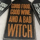 Wine Tag Motivational Sign Halloween Friends Gift Nwot Lot Of 3