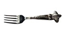 Reed   Barton Stainless Steel Zoom Zoom Airplane Fork Flatware Baby Toddler