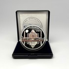 2008 Mongolia 500 T  gr  g 7 Wonders Of The World  Taj Mahal-sterling Silver Coin