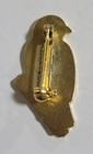 Vintage Iowa Goldfinch Pin Souvenir Enamel On Gold Tone Metal Hat Jacket Lapel
