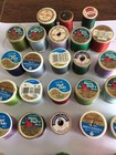 Lot Of Vintage Wooden Wood Sewing Thread Spools Assorted Sizes   Brands