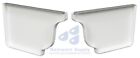 End Caps 5 Inch Aluminum K Style Gutters  White  Clay  Brown  Left  Right  Pair