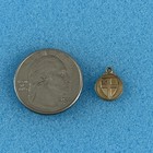 Vintage I Am An Episcopalian Tiny 1 2  Charm Hayward 1 20 12kt Gold Fill  5910