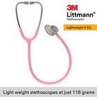 3m Littmann Lightweight Ii S e  Stethoscope  2456  28  Pearl Pink Tube