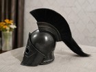 Odyssey Greek Spartan Warrior Helmet Black Medieval Roman Knight Costume Helmet