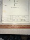 Coronado Plane Airplane 1974 Blueprint Plans Hand Drawn Vintage Original Dallas