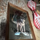 Miller High Life Timber Wolf Wisconsin Collectible Breweriana Mirror Decor