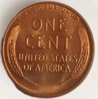 1942-s Lincoln Wheat Cent Penny Gem Red Original Bank Roll Obw Super Clean