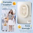 Inflatable Baby Bathtub  Collapsible Baby Bath Back Support  Portable Newborn   