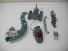 Vintage 1980s Tomy Zoids Toy Figure Accessories Parts Lot Head Gun Rubber Cap