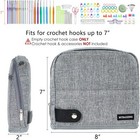 Hook Case Empty - Crochet Hook Organizer Case Stand Up Unique Design