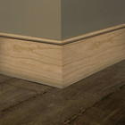 Unfinished Cherry Baseboard Moulding 9 16 In X 5 In X 7ft   Solid Hardwood