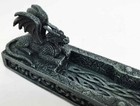 Ebros Guardian Styx River Ancient Crouching Dragon Incense Burner Figurine