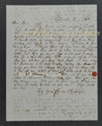 1846 Antique Stampless Cover Letter Pepperell Ma Rev Babbidge Shirley Bancroft