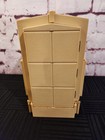 Vintage World Wide Media Folding Sewing Box Case W  Thread Spools   Buttons