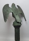 Federal Eagle Antique Bronze Sculpture Finial Salvage Part - Great Casting 