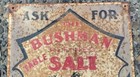 Old Australian Salt Company  Bushman Refined Salt Rusty Metal Sign