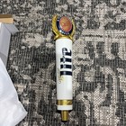 Miller Lite Beer Tap Handle 50th Anniv Magnetic Topper New W  Box White 13 