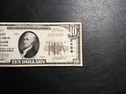  10  1929 National Bank Note Bangor Pa Decent Condition Little Dirt Reverse
