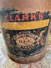 Vintage Clark   s Confectionary Bucket With Handle Early Baking Ad