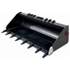 Xhd 84  Severe Duty Tooth Bucket With Side Cutters Fits Compact Track Loader