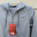 The North Face Jacket Women s Small Gray Tech Full Zip Hoodie Sweater