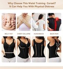 Womens Waist Trainer Corset Zipper Vest Slimming Body Shaper Cincher