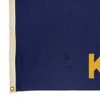 Vintage Cotton Kansas State Flag Cloth Old Textile Art Usa American Sewn Letters