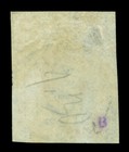 Colombia 1860  Coat Of Arms 10c Yellow Brown Scott   11 Used Vf  bogota  Cancel