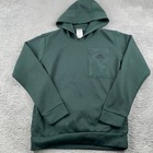 Adidas Hoodie Mens Medium Green Pocket Pullover Sweatshirt Fleece Athletic