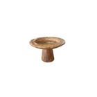 Vintage Onyx Marble Pedestal Candleholder - Natural Stone Decor 4 