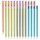 Aurora Series 24 Pack 2b Triangular Wood-cased Pencils  Pre-sharpened With