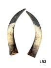 Large Pair Of Longhorns    Real Horn   Natural Color   Rustic   20     Lr3