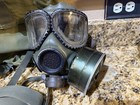 Vintage Us Military M85 C2 Gas Mask W Carrying Bag   New Canister Size Medium