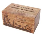 Personalized Pet Urn For Dog Or Cat Ashes Custom Cremation Urn Pet Loss Sympathy