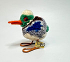 1942 Wwii Steiff 1506 Wool Miniature Duck Drake Ff Button Tag Nos New Colourful