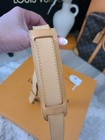 Louis Vuitton Beige Detachable Shoulder Strap handle For Women Solid
