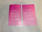 Victoria Secret Fall Bonus Cards Free Mist  Pack Of 2  20 Off  50 Oct 1-12  2026