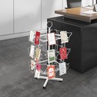 Greeting Card Rack 24 Pocket White Retail Display Stand 5 x7  Cards Sign Holder