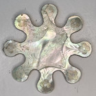 Vintage Mother Of Pearl Chinese Engraved Thread Winder Sewing Quilting Needle