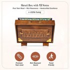 Shruti Box Double Bellow Teak Wood Sound Sustain 13 Notes Teakwood Sur Peti