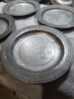 Set Of 8 Vintage Rwp Wilton Columbia 10 1 2 Pewter Dinner Plates