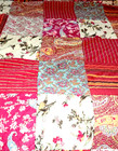 5 Pc Pottery Barn Georgia King Patchwork Quilt Bedspread Rev 4 Sham Red See Desc