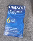 Lot Of 9 Maxell  T-120   T-160 Vhs Blank Tapes New Sealed