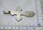 Antique Imperial Russian 84 Silver Orthodox Cross Pendant  Moscow 1880s Vim
