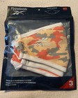 New Reebok Face Mask Cover Orange Camo Camouflage Coral Gray    3 In Pack