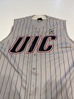 Game Worn Used Jersey Uic Flames Illinois Chicago Baseball Men   s Size 50  45