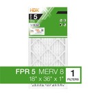 1-pack Standard Pleated Air Filter 18x36x1  Air Filters Replacement Fpr 5 Merv 8